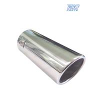 TERMINALE SCARICO TONDO 65MM IN ACCIAIO INOX