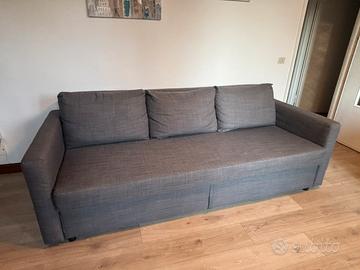 Ikea FRIHETEN - Divano letto 3 posti grigio scuro