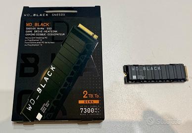 WESTERN DIGITAL WD BLACK SN850X 2TB NVME SSD PCIE