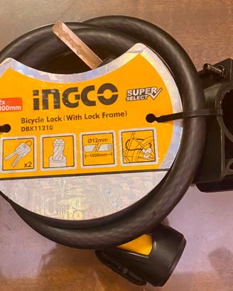 Cavo-lucchetto per bicicletta - marchio Ingco