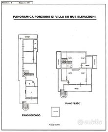 Panoramica porzione di villa 170mq+garage 35mq