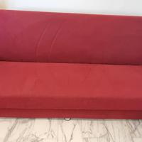 Divano letto, contenitore ikea 
