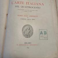 Libro Muntz "l'arte italiana del 400" 1894