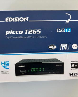 Edision Picco T265 Decoder Digitale Terrestre Full