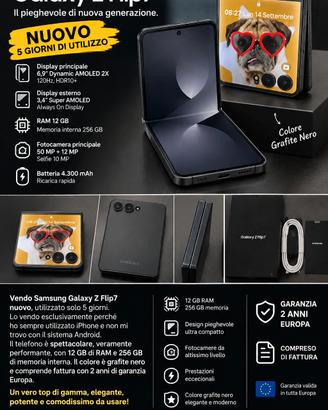 samsung galaxy z flip 7 nuovo