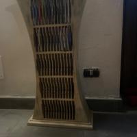 Porta CD, DVD  piano d’appoggio artigianato legno