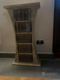 Porta CD, DVD  piano d’appoggio artigianato legno