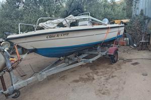 Barca 40 cavalli con carrello