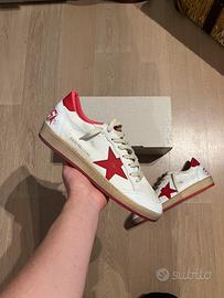 Golden Goose Ballstar Rosse Nuove Mai Indossate 43