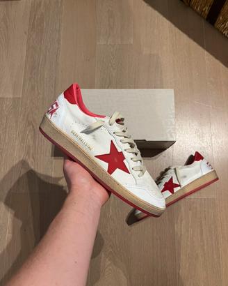 Golden Goose Ballstar Rosse Nuove Mai Indossate 43