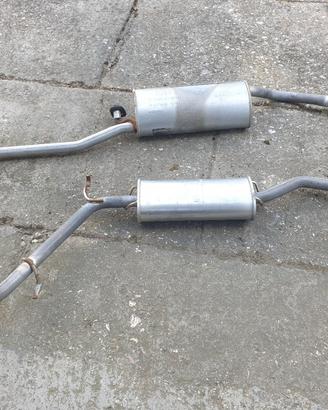 Marmitta Skoda silenziatore posteriore e centrale 