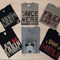 Lotto 6 T-shirt unisex  stile vintage / fotografia