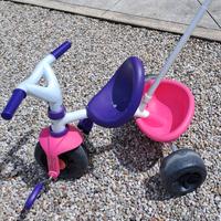 Triciclo Smoby con manico