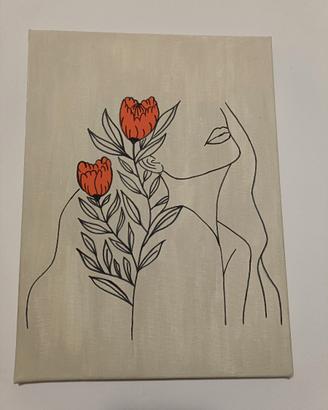 Quadri su tela - line art