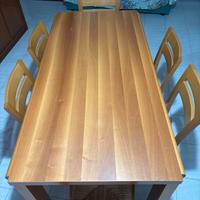 Tavolo legno soggiorno e cucina