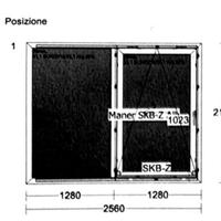 Porta finestra due ante taglio termico scorrevole