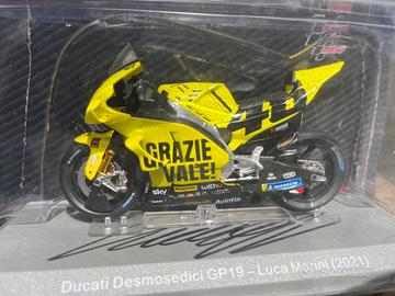 Modellino riproduzione MotoGP autografato