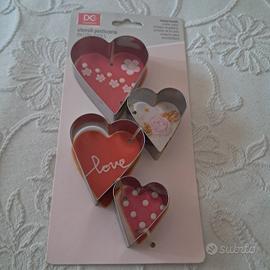 stampini biscotti a forma di cuore