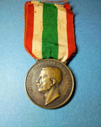 antica medaglia militare unità d'Italia 