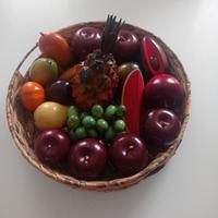 Cesto frutta di legno 