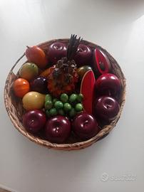 Cesto frutta di legno 