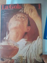 raccolta rivista di gastronomia anni'80