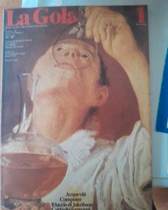 raccolta rivista di gastronomia anni'80