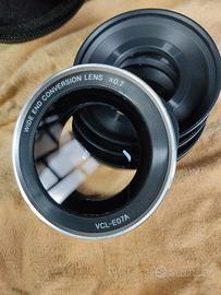 Lente grandangolare per fotocamere e telecamere