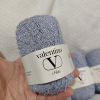 4 gomitoli di filato di cotone Valentino