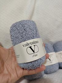 4 gomitoli di filato di cotone Valentino