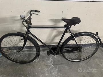 Bicicletta con freni a bacchetta anni '70