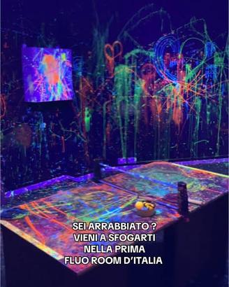 attivita ludica Fluo Room
