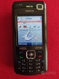 NOKIA N70-1 NERO 2 MP UMTS 2.1 RADIO CELLULARE VIN