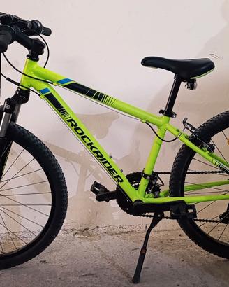 MTB 24" ROCKRIDER ST 500 GIALLO FLUO