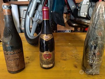 bottiglie vino da collezione 