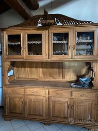 Armadio credenza legno rovere