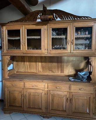 Armadio credenza legno rovere