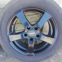 4 cerchi in lega + 4 pneumatici invernali audi A4