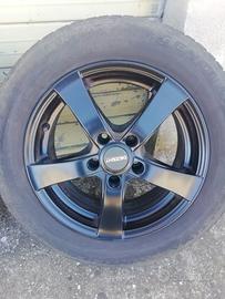 4 cerchi in lega + 4 pneumatici invernali audi A4