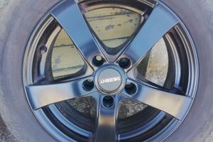 4 cerchi in lega + 4 pneumatici invernali audi A4