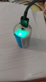 Coppia batterie torcia al litio