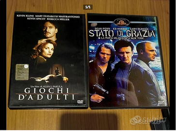 2 dvd originali genere triller