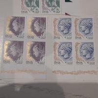 francobolli 'quartine donne nell'arte 