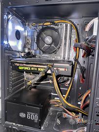 PC DA GAMING+MONITOR+TASTIERA
