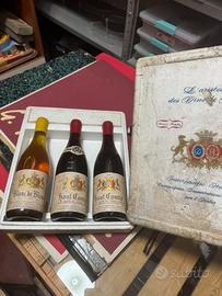Confezione 3 vini francese del 1966