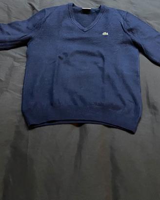 MAGLIONE LANA, SCOLLO V LACOSTE