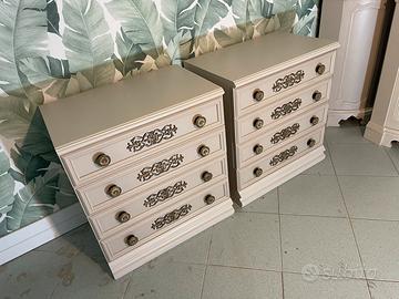 Comodini shabby comodini color bianco