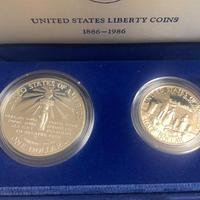 Cofanetto dollari stati uniti d america 1986