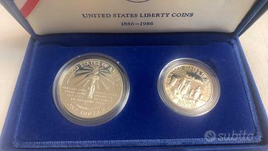 Cofanetto dollari stati uniti d america 1986