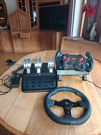 Logitech G923 + Mod Volante F1 Custom (Alcantara)